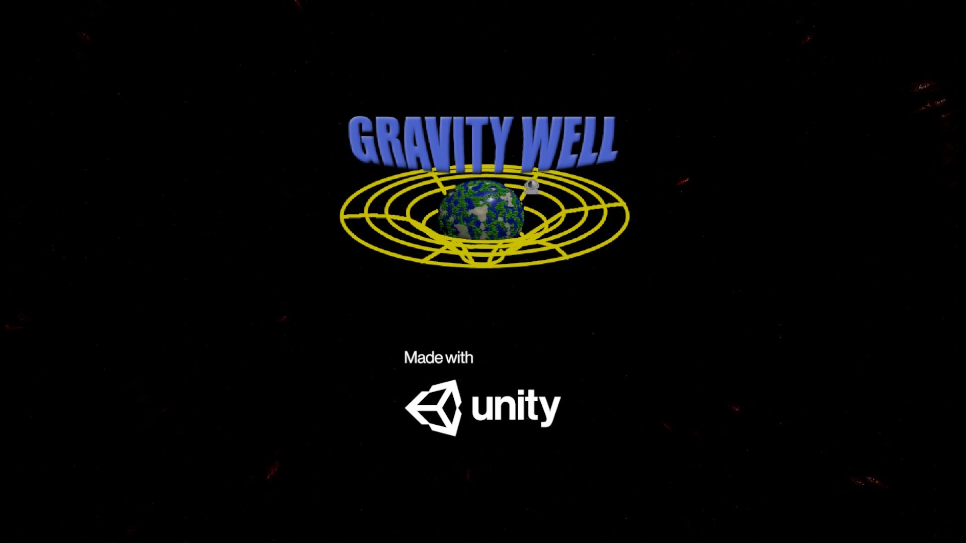 Gravity Well gameplay screenshot — Splash screen