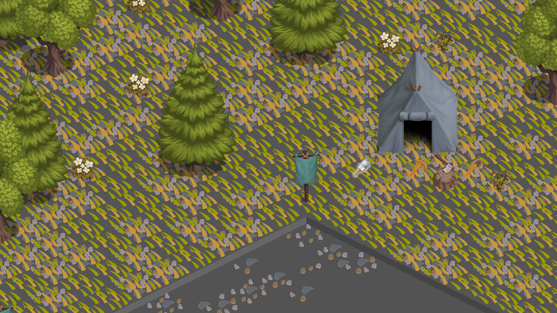 Archeological Expedition gameplay screenshot — Rocky haylands